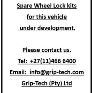 Spare Wheel Locks under development.